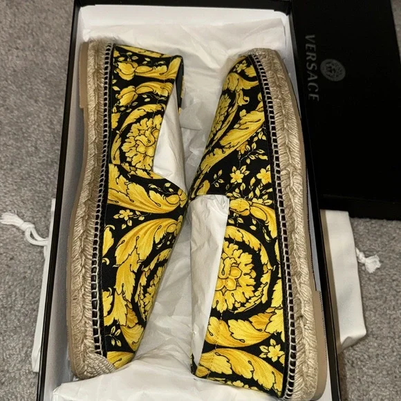 New Men’s Versace Espadrilles Tessuto! - Picture 2 of 5